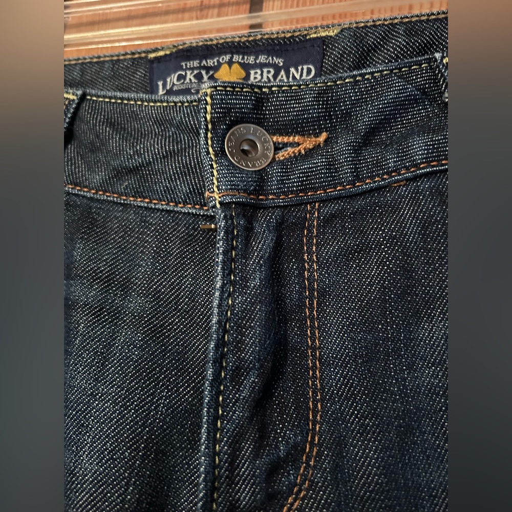 Lucky Brand Jeans Women 10/30 Blue Distressed Lola Boot Cut Western Stretch Deni - Picture 15 of 16